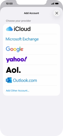 Press Add Other Account....