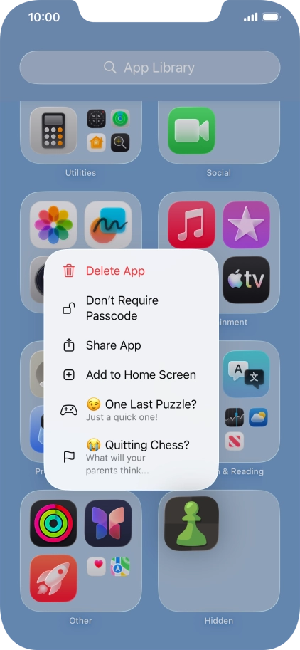 Press Don't Require Passcode.