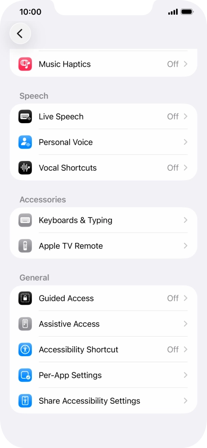 Press the required category below 