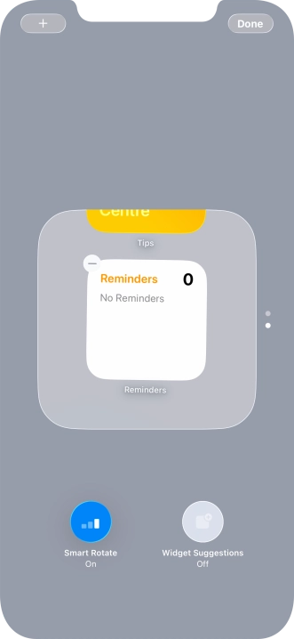 Press Smart Rotate to turn the function on or off.