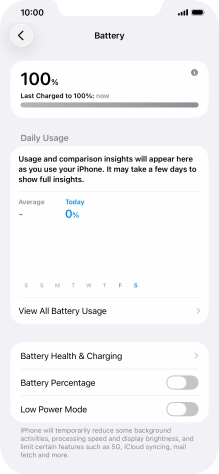 Press Battery Health & Charging.