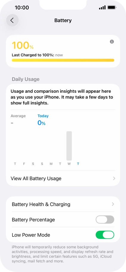 Slide your finger upwards starting from the bottom of the screen to return to the home screen.