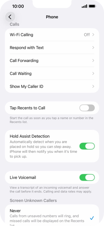 Press Show My Caller ID.