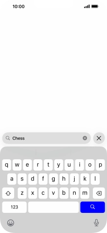 Press the search icon.