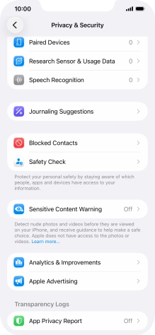 Press Sensitive Content Warning.