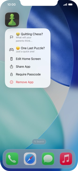 Press Require Passcode.
