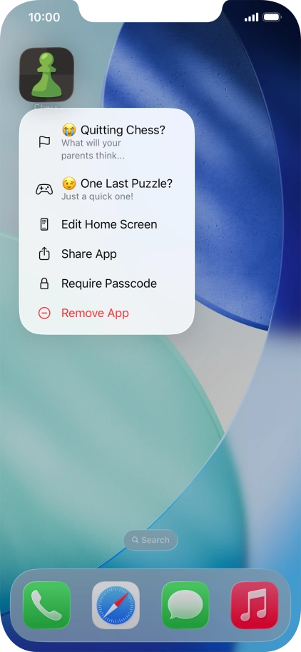 Press Require Passcode.