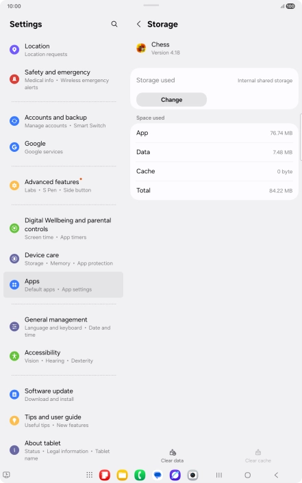 Press the Home key to return to the home screen.
