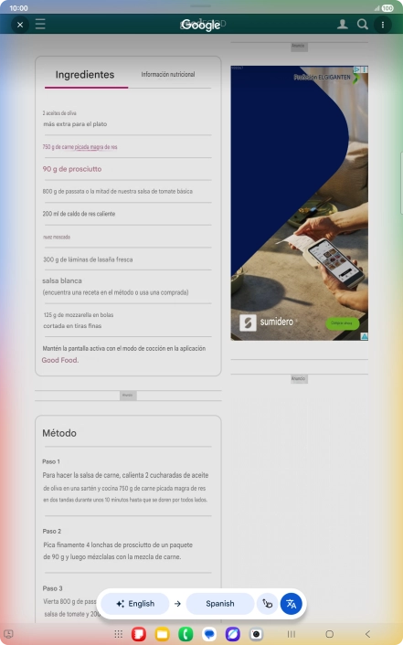 Follow the instructions on the screen to select the required language settings and use the function.
