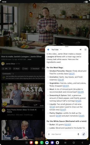 The answer from Gemini to your question is displayed.