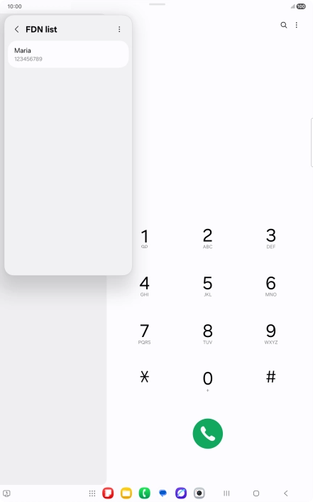 Press the Home key to return to the home screen.