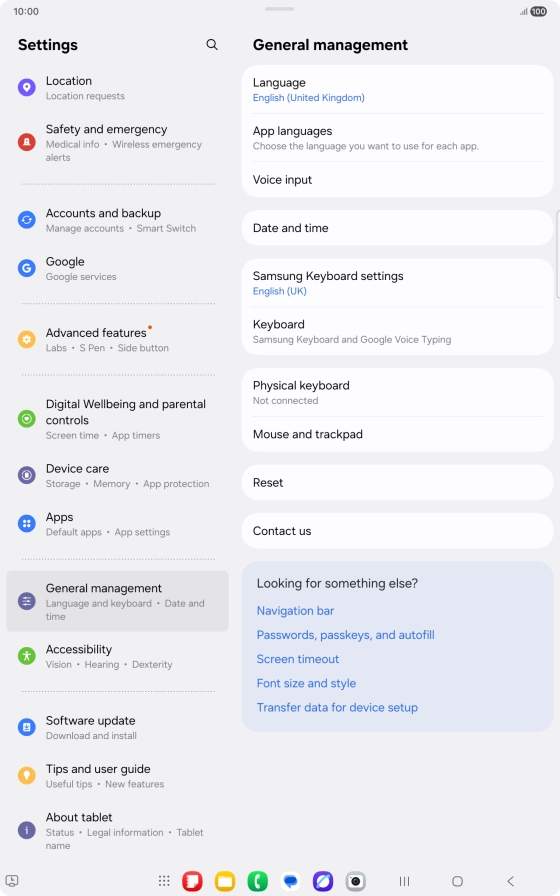 Press Date and time.