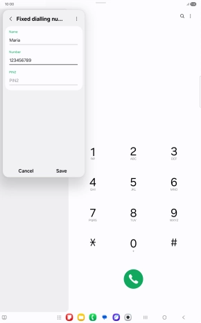 Press PIN2 and key in your PIN2. The default PIN2 is 1111.