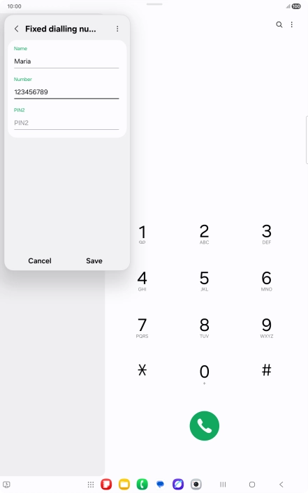 Press PIN2 and key in your PIN2. The default PIN2 is 1111.
