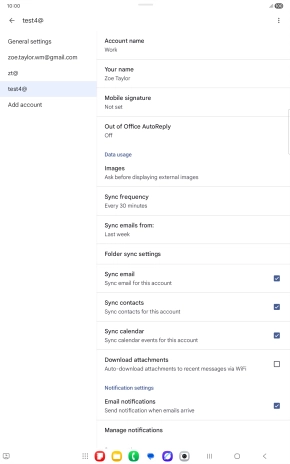 Press Account name and key in the required name.