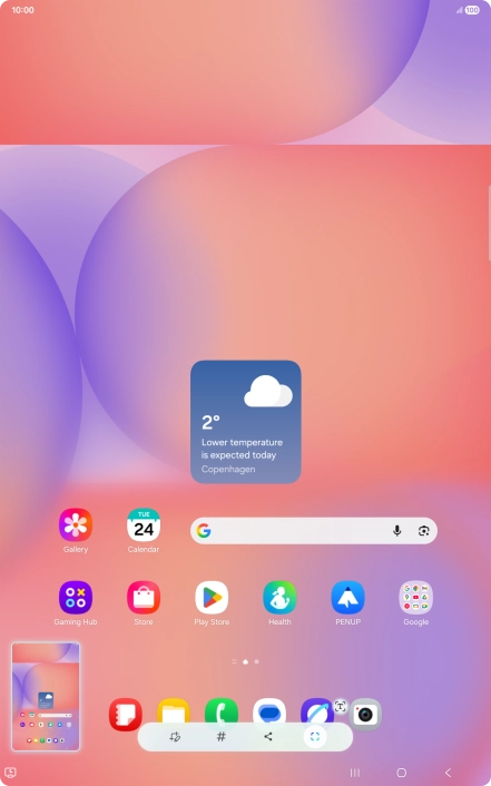 To edit your screenshot, press the screenshot and follow the instructions on the screen to make the required changes.