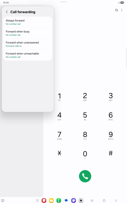 Press the Home key to return to the home screen.