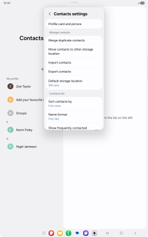 Press Merge duplicate contacts.