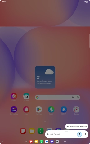 Say, in your own words, what you would like your tablet to do. OPEN [application], CALL [contact], SEARCH FOR [information]. It's not necessary to use a specific command for each function.
