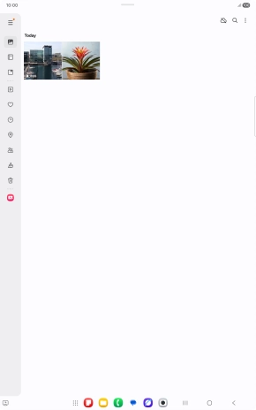 Press and hold the required picture or video.