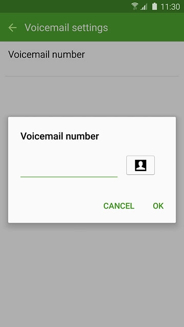Key in (prefix) 5 (your phone number) and press OK.