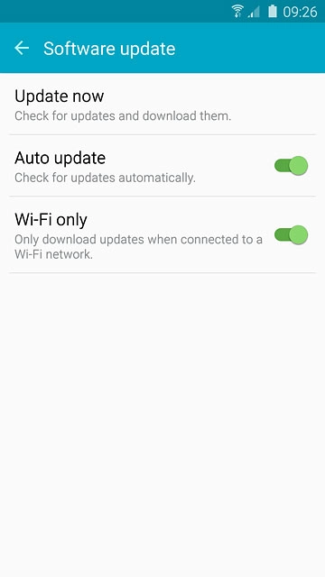 Press Update now.If a new software version is available, it's displayed.Follow the instructions on the display to update your phone's software.