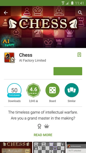 To buy an app:Press the price.