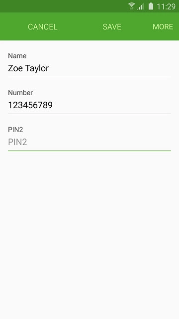 Press PIN2 and key in your PIN2.