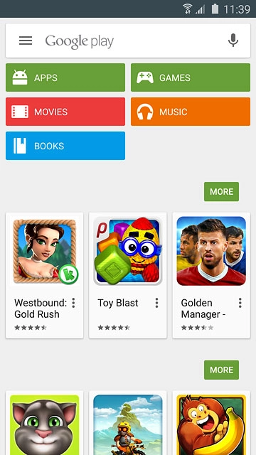 To search by category:Press APPS or GAMES.