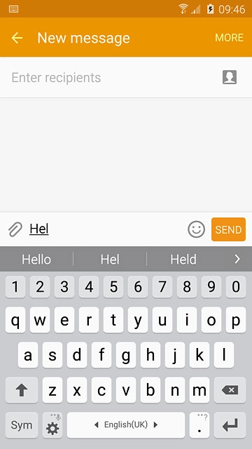 Press arrow right to see more words.