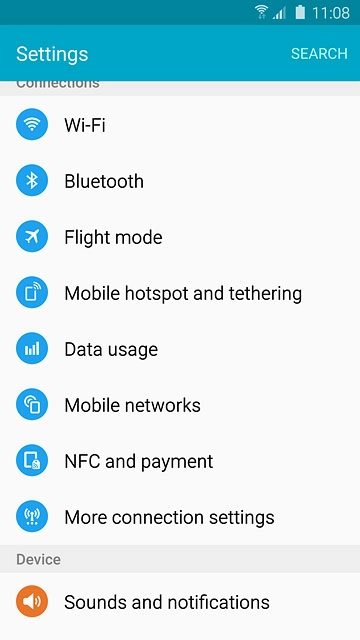 Press Sounds and notifications.