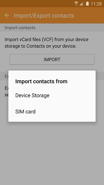 Press SIM card.