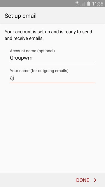 Press the field below 