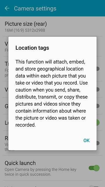 If you turn on the function:Press OK.