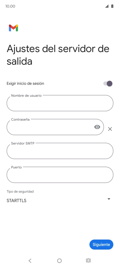 Pulsa el indicador junto a 