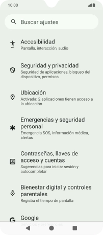 Pulsa Contraseñas, llaves de acceso y cuentas.