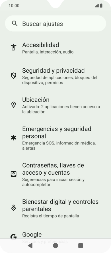 Pulsa Contraseñas, llaves de acceso y cuentas.
