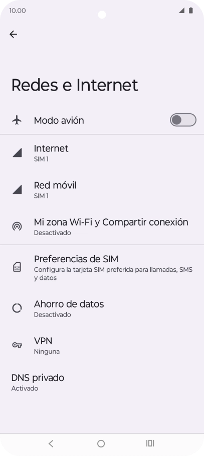 Pulsa Mi zona Wi-Fi y Compartir conexión.