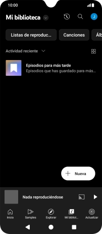 Pulsa la lista desplegable.