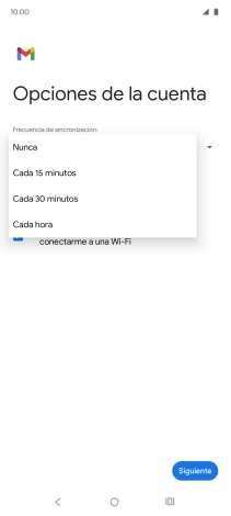 Pulsa el ajuste deseado.