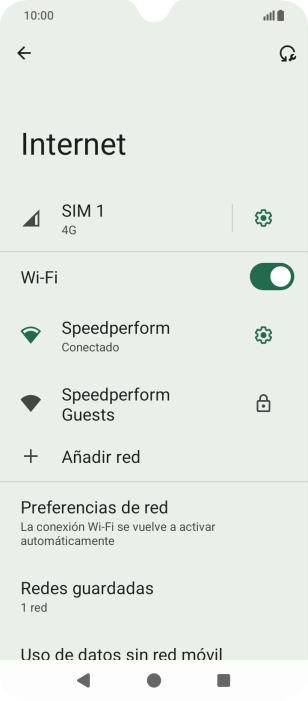 Pulsa la tecla de inicio para terminar y regresar a la pantalla de inicio.