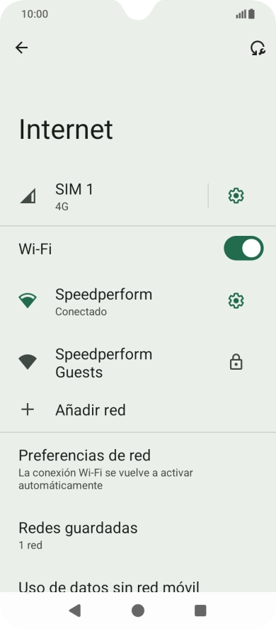 Pulsa la tecla de inicio para terminar y regresar a la pantalla de inicio.