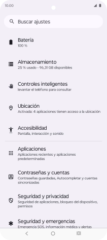 Pulsa Seguridad y privacidad.