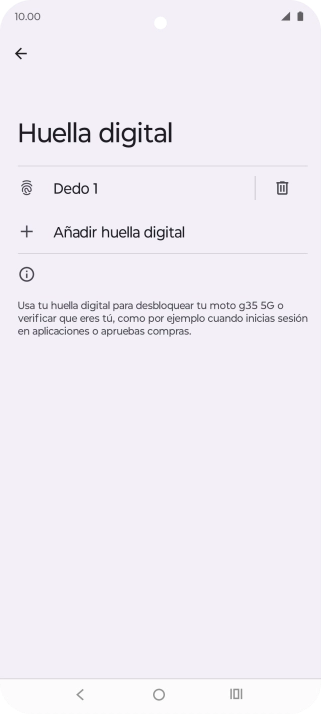 Pulsa la tecla de retroceso.