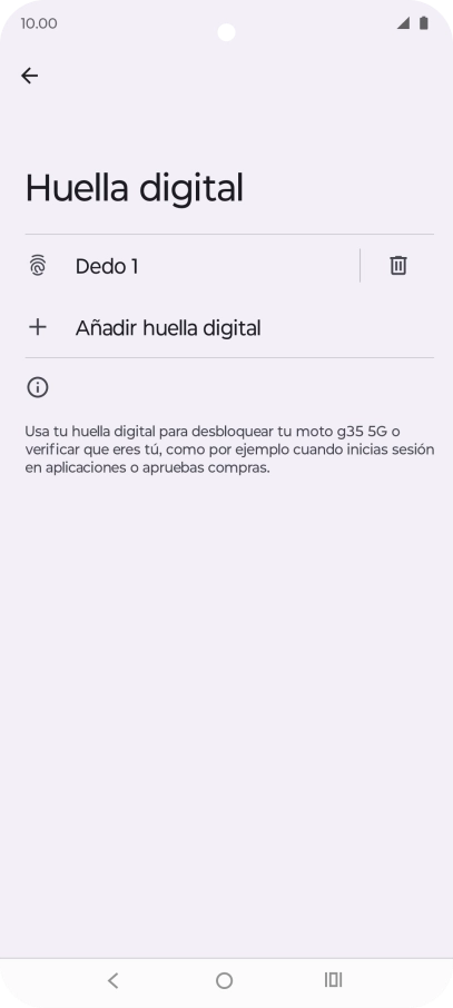 Pulsa la tecla de retroceso.