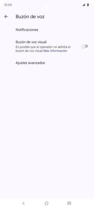 Pulsa Ajustes avanzados.