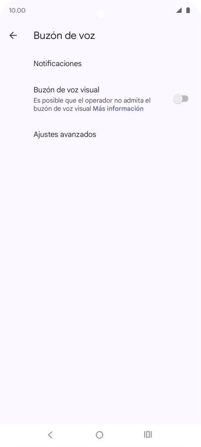 Pulsa Ajustes avanzados.