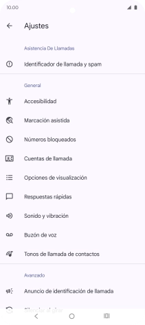 Pulsa Buzón de voz.
