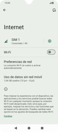 Pulsa el indicador junto a 