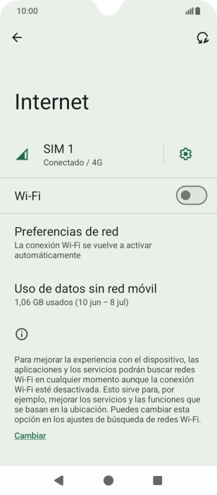Pulsa el indicador junto a 